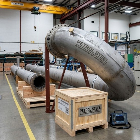 CRA Clad Pipe Spools & Assemblies Supplier for Oil & Gas EPC Projects | PETROL STEEL