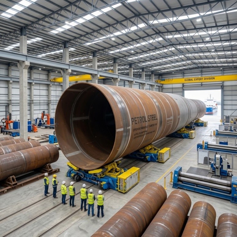 Offshore Wind & Platform Monopiles Supplier | Oil & Gas & Energy EPC | PETROL STEEL