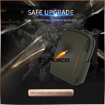 PESCO Strike Face Ballistic Bulletproof Backpack  