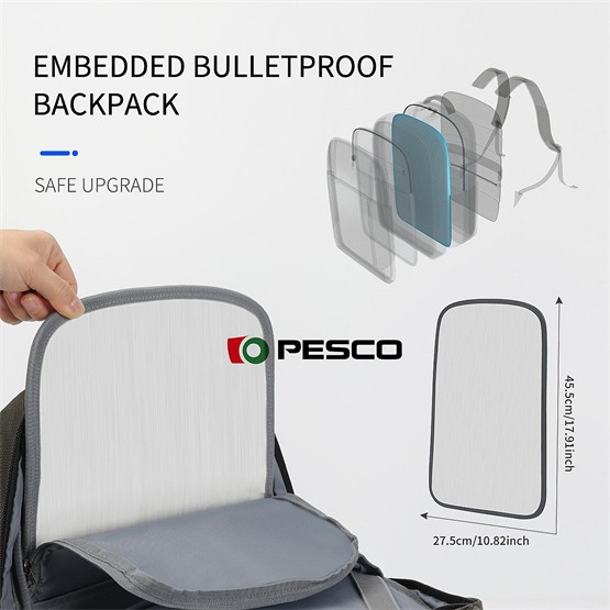 PESCO Strike Face Ballistic Bulletproof Backpack  