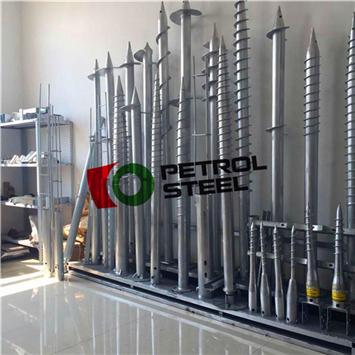 Galvanized Ground Screw Anchors